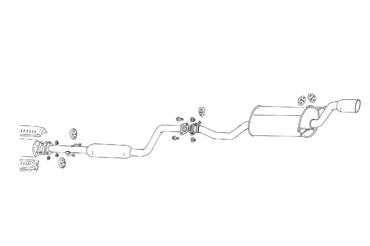 Fujitsubo Legalis R Exhaust - Honda Accord Wagon CE1/CF2
