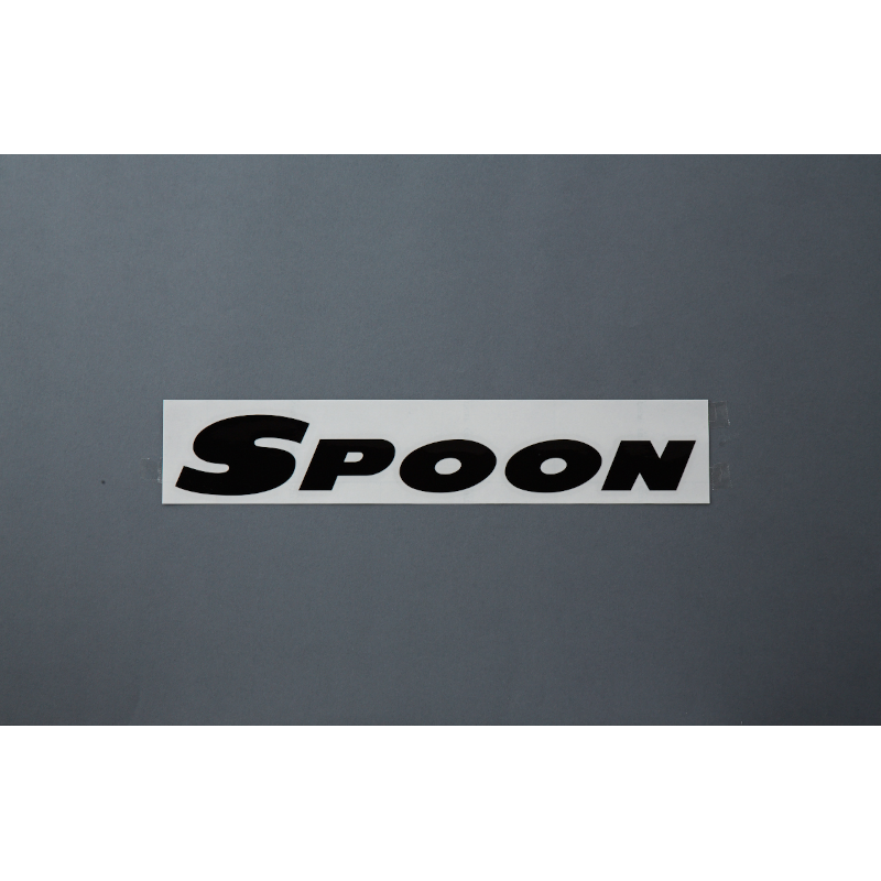 Spoon Sports Team Sticker Black 800mm