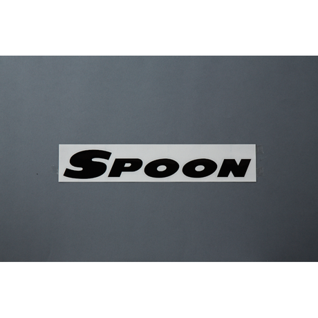 Spoon Sports Team Sticker Black 800mm