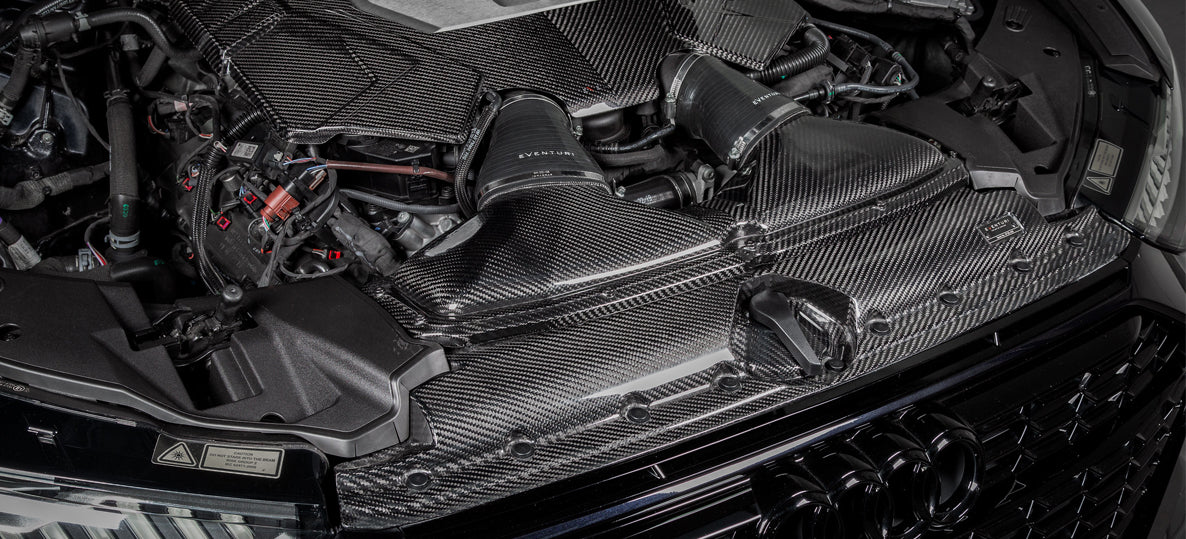 Eventuri Audi C8 RS6 RS7 Black Carbon Intake Gloss