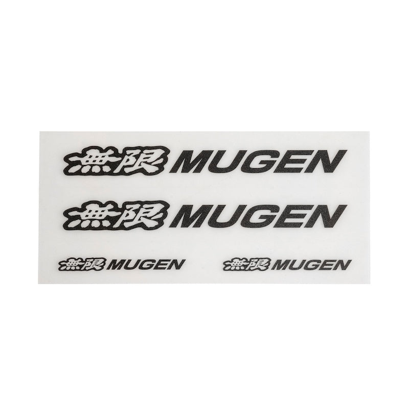 Mugen Gunmetal Sticker Sheet - Large