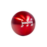 Mugen Aluminium Machined Shift Knob, 5 Speed - Red