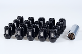 Deez Nuts 7075-T6 Aluminum Wheel Nuts, 20pcs - M12x1.25, Black