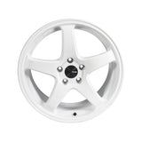 Enkei PF05 Alloy Wheel - 19x8 ET45 5x100 White - torquegt