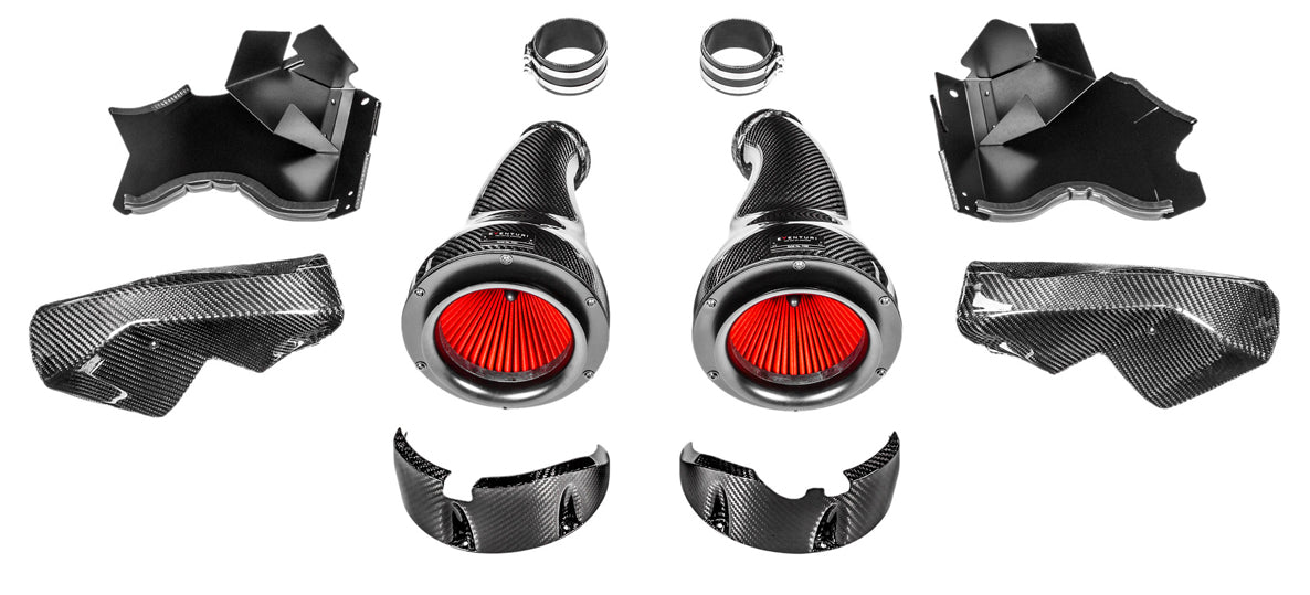 Eventuri BMW F9X M5/M8 Black Carbon Intake with Shrouds