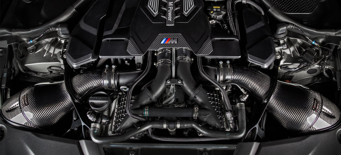 Eventuri BMW F9X M5/M8 Black Carbon Intake with Shrouds