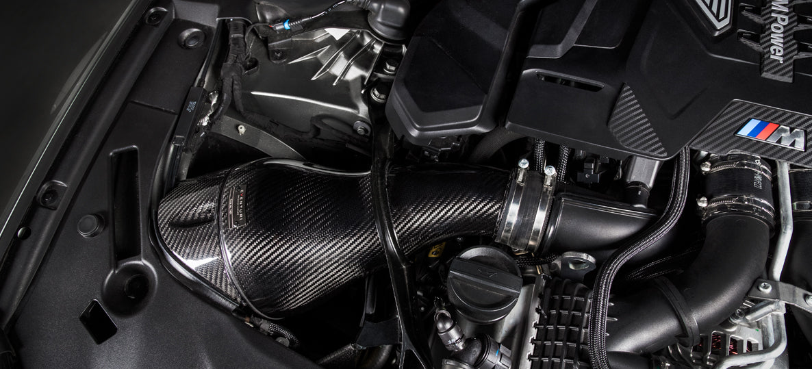 Eventuri BMW F9X M5/M8 Black Carbon Intake with Shrouds