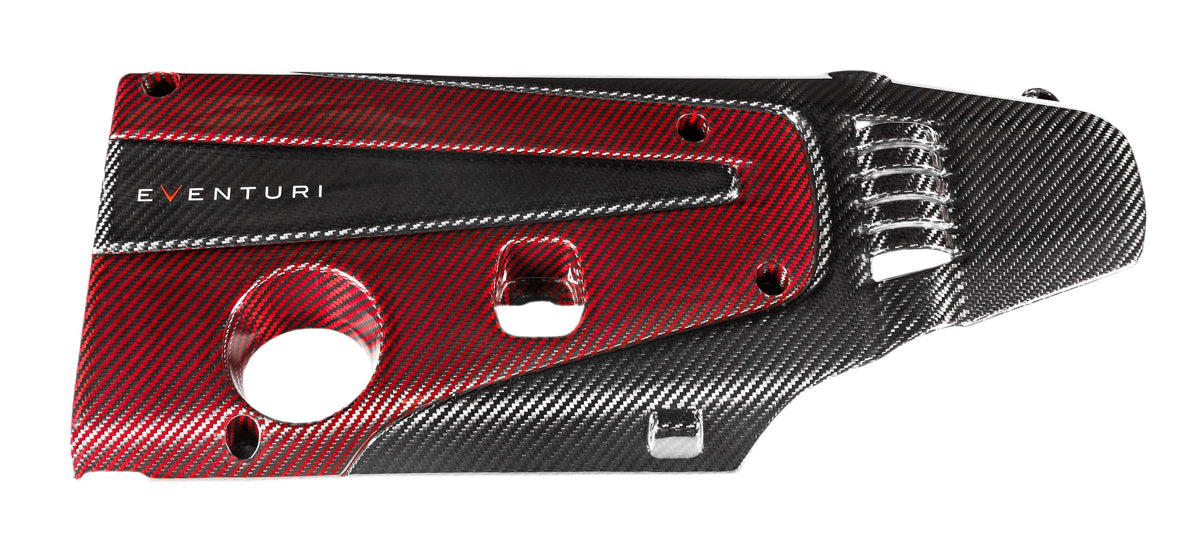 Eventuri FL5, FK8 and FK2 Engine Cover Red and Black
