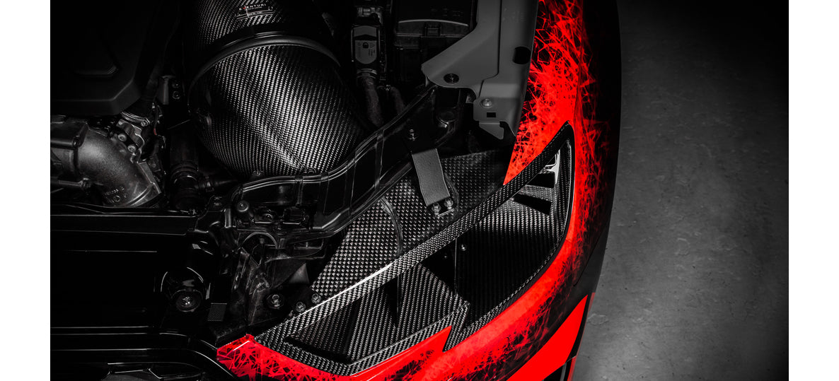 Eventuri Audi RS3 Carbon Headlamp Race Ducts for Stage 3 Intake