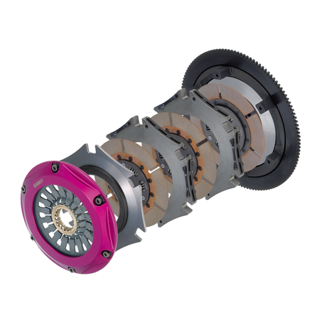 Exedy Hyper Series SD Organic Twin Clutch Kit - Mitsubishi Evo 4-9 4G63T 96-07