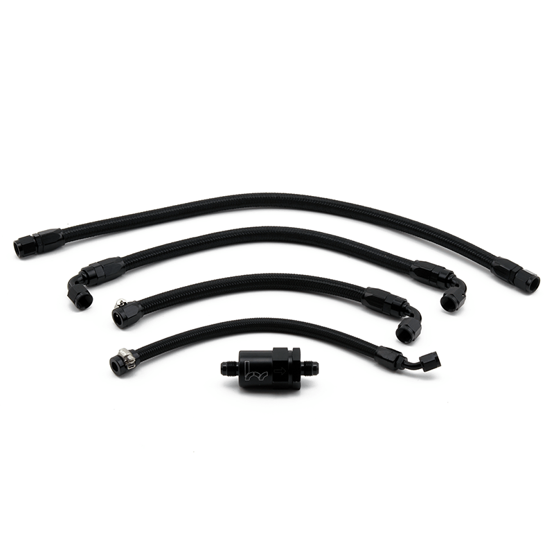 Hybrid Racing Tucked Fuel Lines - EG/EK, DC2 K-Swap