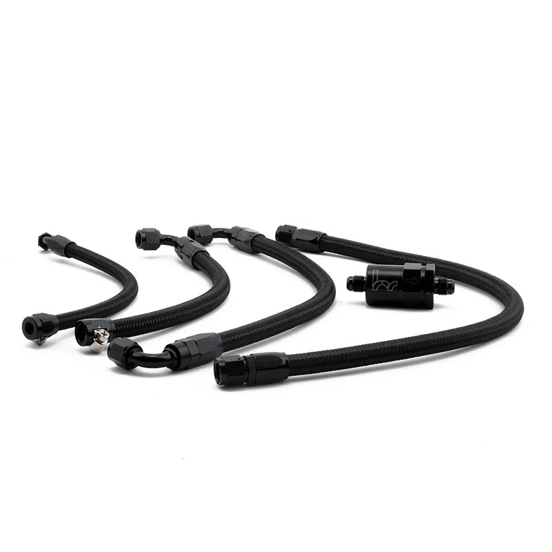 Hybrid Racing Tucked Fuel Lines - EG/EK, DC2 K-Swap