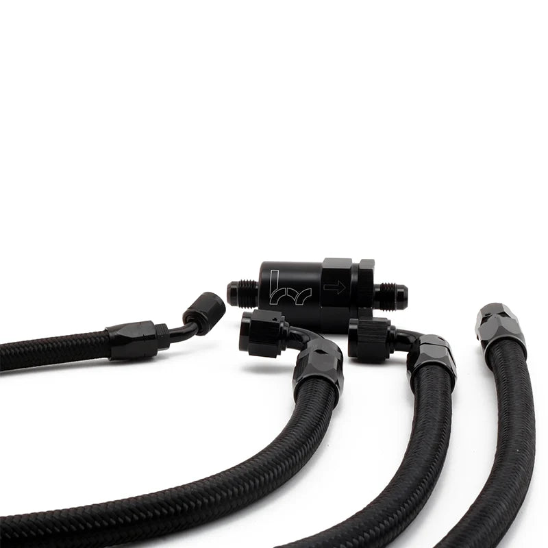 Hybrid Racing Tucked Fuel Lines - EG/EK, DC2 K-Swap