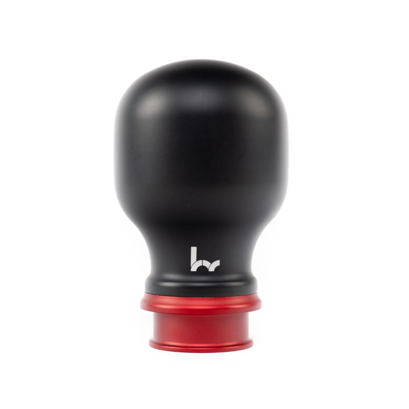 Hybrid Racing Chicane Shift Knob and Collar - Black Knob/Red Collar