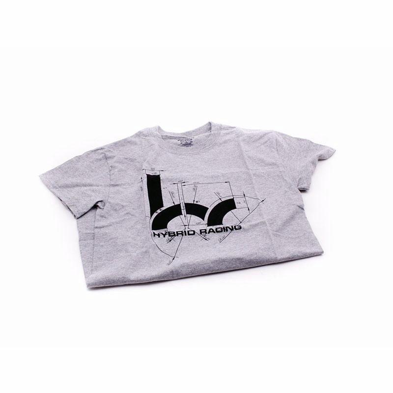 Hybrid Racing Dimensions T-Shirt (Grey)-Extra Large