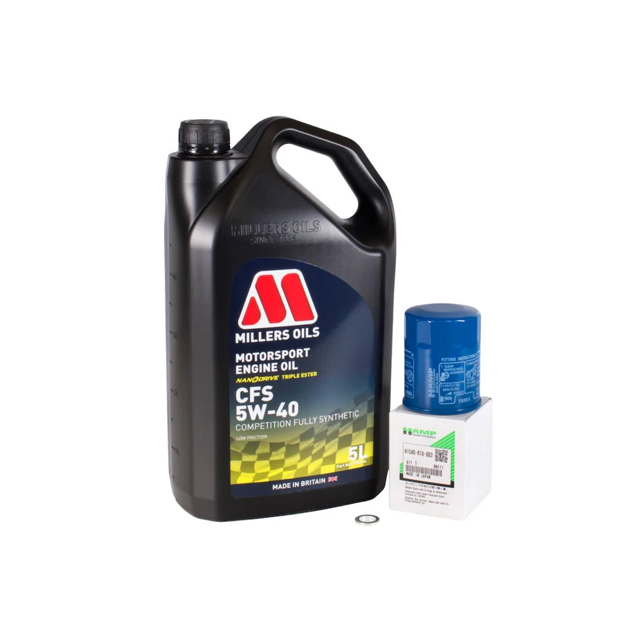 Oil and Filter Service Kit, Millers - Honda Civic VTI EG6