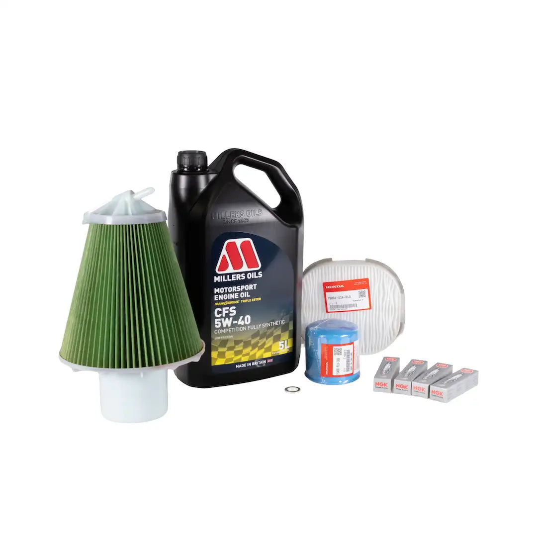 Full Service Kit - Filters, Spark Plugs, Millers Oil - Honda S2000 AP2