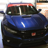 Hybrid Racing Tribute Sunstrip-Red