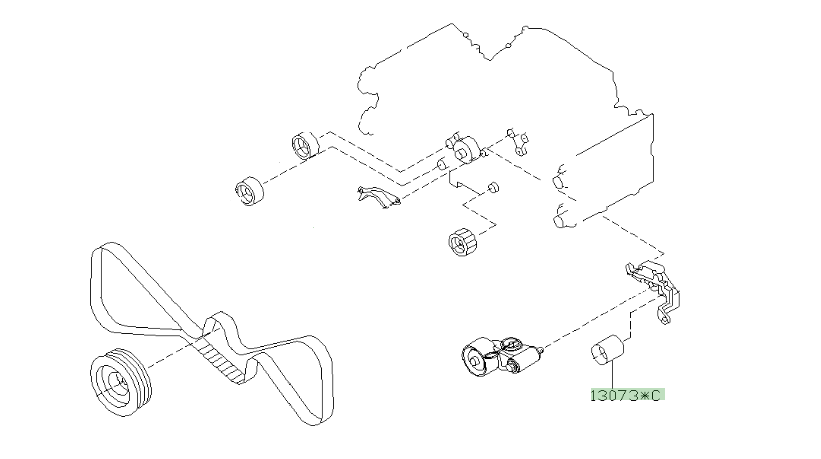 Subaru Double Bearing Small Idler Upgrade Kit