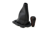 Subaru WRX STI 5-Speed Leather Red Stitched Gear Knob & Gaiter Kit