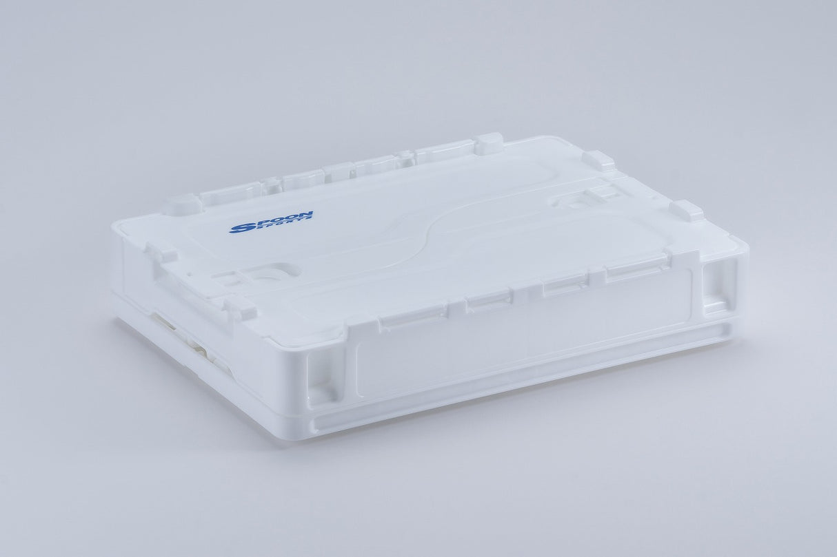 Contenedor de almacenamiento plegable para deportes con cuchara