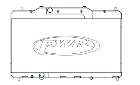 PWR Advanced Cooling 42mm Triple Pass Track Radiator - Civic Type R FK8