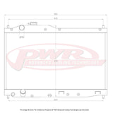 PWR Advanced Cooling 42mm Radiator - S2000 (AP1/AP2)