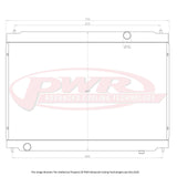 PWR Advanced Cooling 42mm Radiator - Skyline R35 GTR