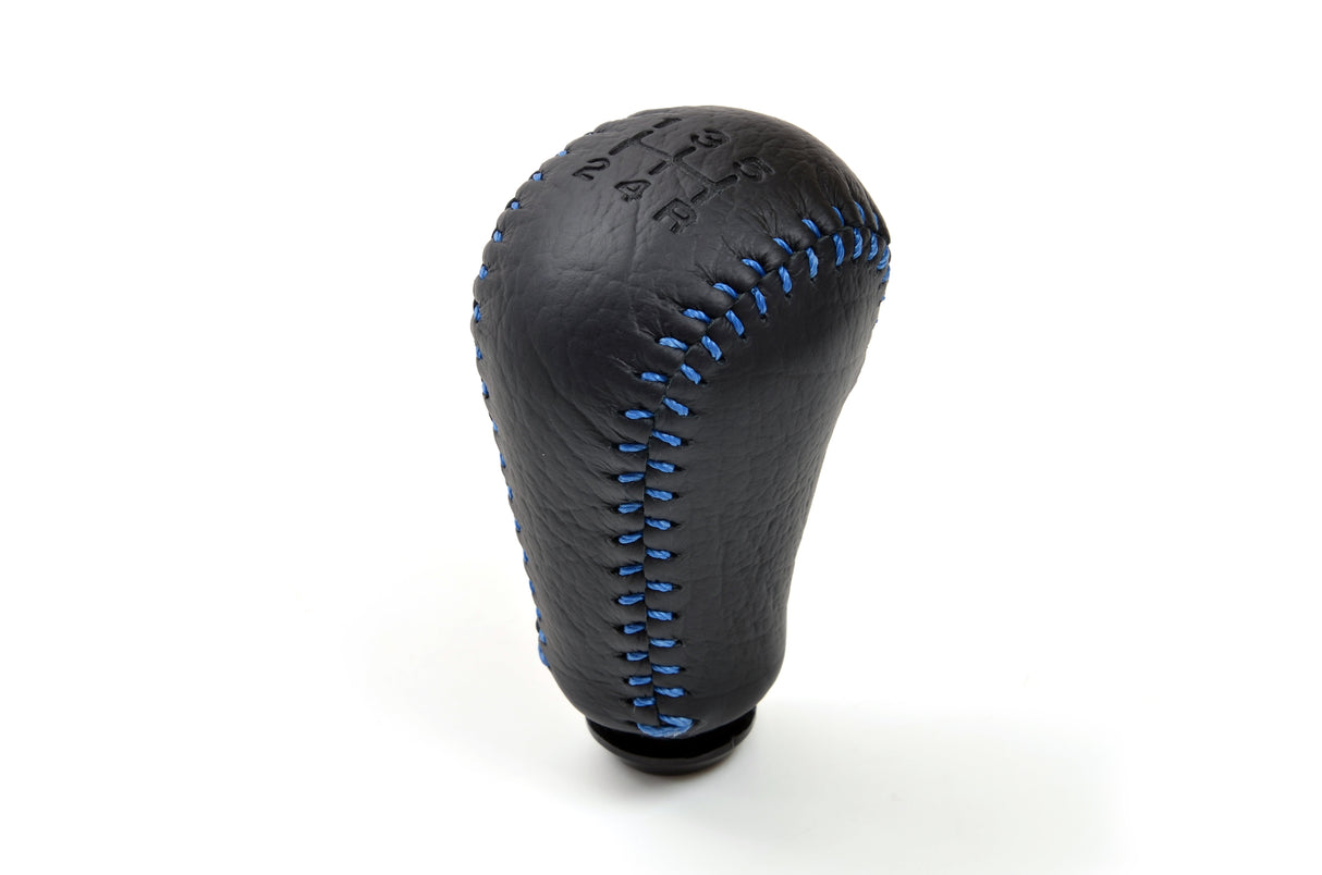 Subaru STI 5 Speed Leather Blue Stitched Gear Knob