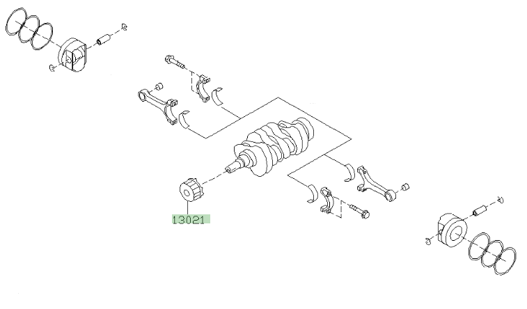 Subaru Toothed Crankshaft Drive Pulley