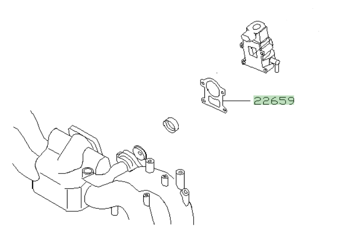 Subaru Idle Stabilizer Gasket V1-V4