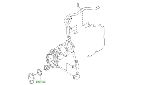 Subaru Thermostat O Ring Gasket
