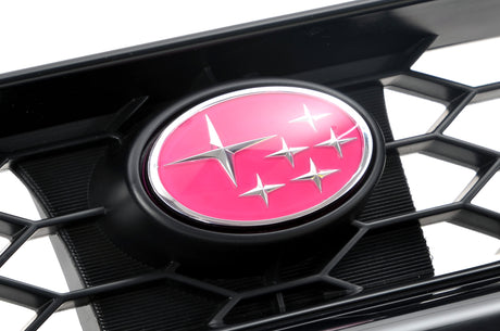 Subaru STI Pink Stars Front Grille Badge - Impreza GC8