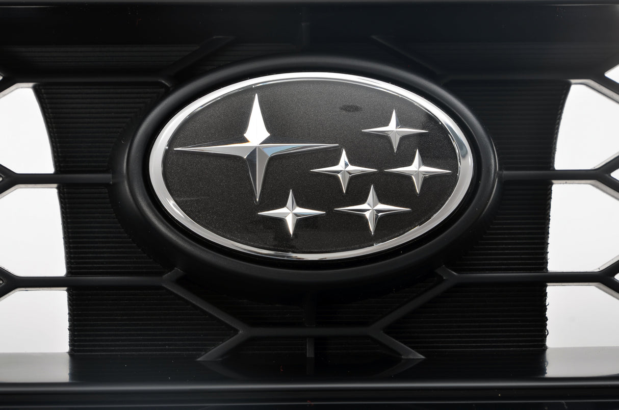 Subaru Stars Front Grille Badge Black - GC8
