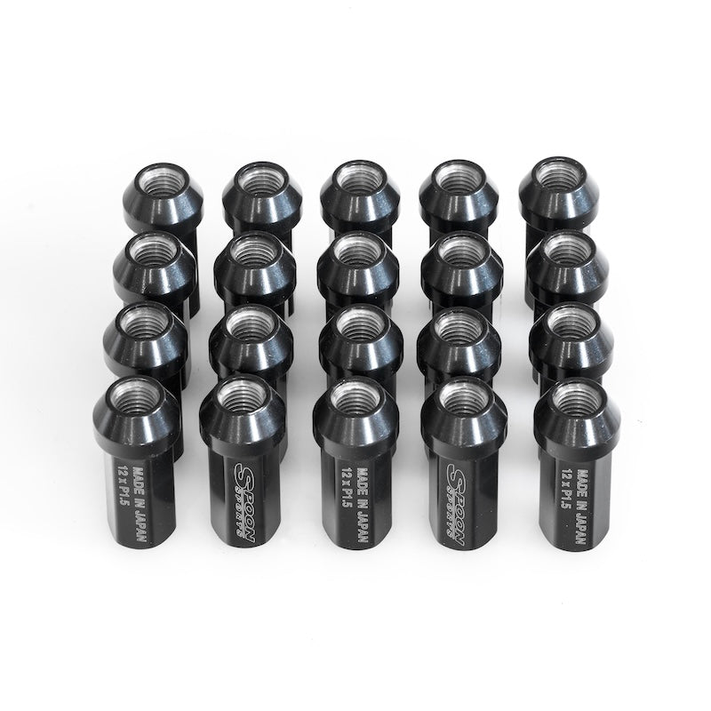 Spoon Sports Chromium Wheel Nut - M12x1.5 17HEX - Set of 20