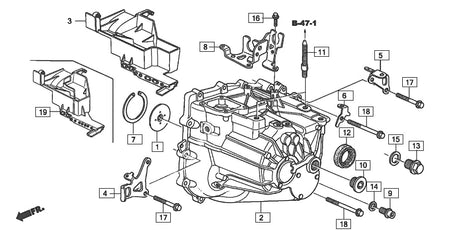 T7Design Honda K20 K24 Titanium Gearbox Bolt Kit