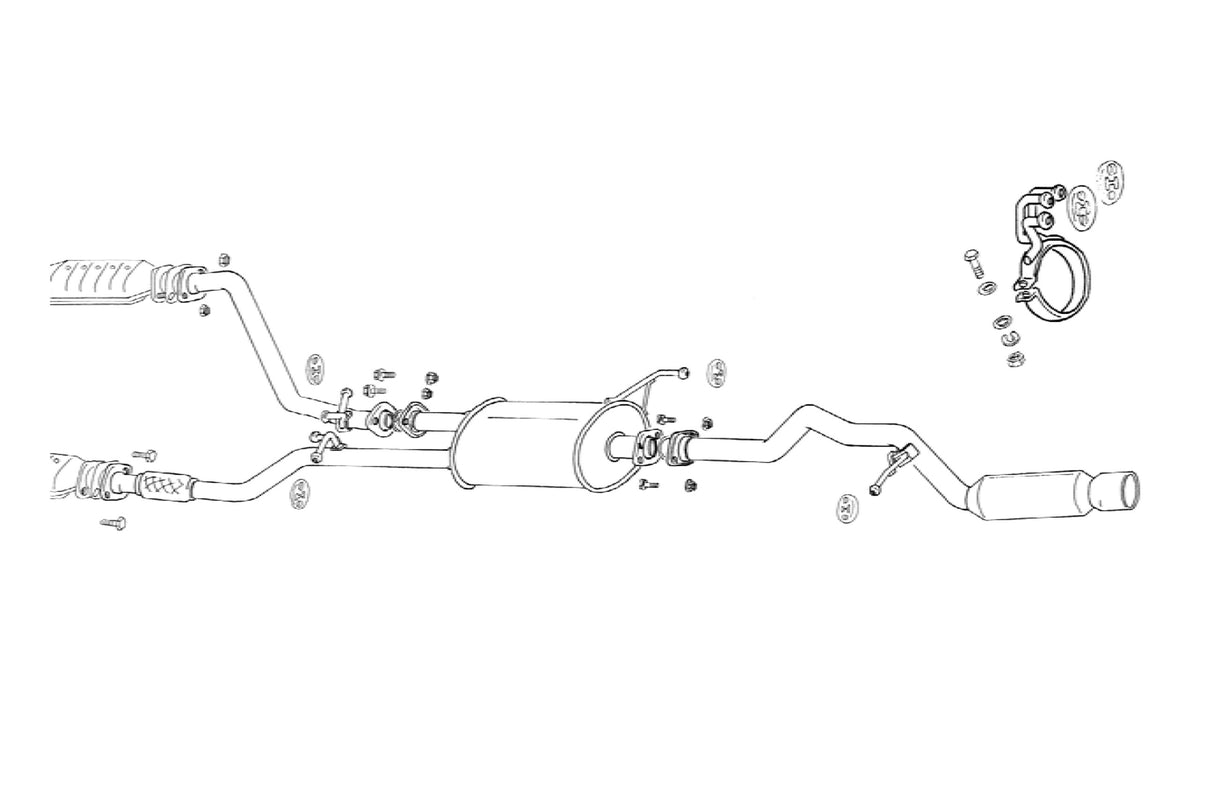 Fujitsubo Power Getter Exhaust - Nissan Elgrand 3.3/3.5 ALE50/ALWE50/APE50/APWE50