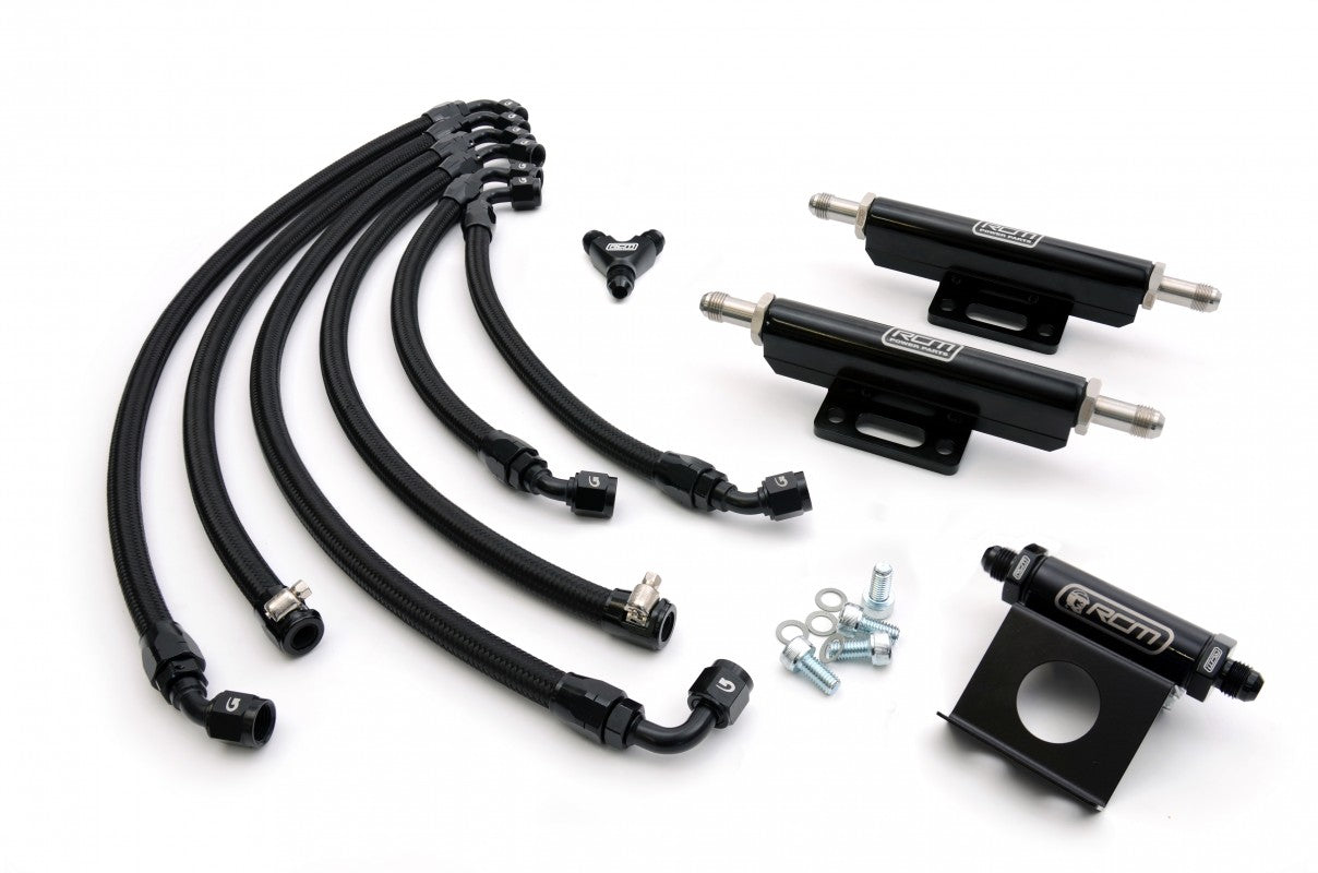 RCM Parallel Fuel Rail Kit / Standard Fuel Regulator - UK, USDM & Euro Spec Models