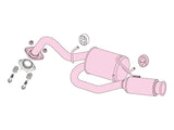 Fujitsubo A-R Exhaust - Toyota Yaris 1.5 Rs/Rs Gs 2WD NCP131