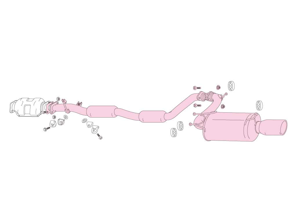 Fujitsubo Legalis R Type Evolution Exhaust - Mitsubishi Legnum Vr-4 EC5W