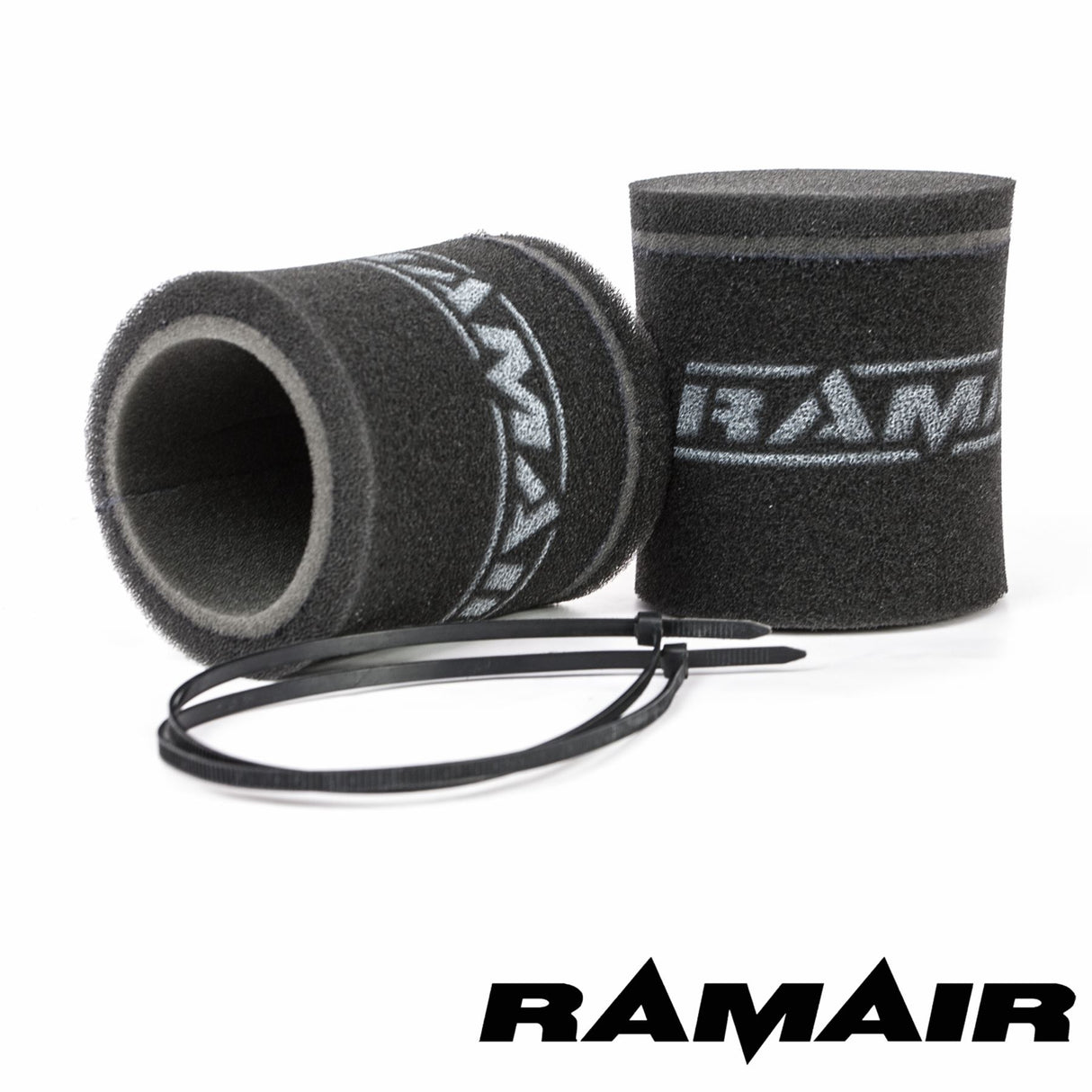 Ramair 2x Single Inlet Motorcycle Carb Sock Foam Air Filter 102mm
