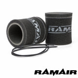 Ramair 2x Single Inlet Motorcycle Carb Sock Foam Air Filter 102mm
