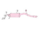 Fujitsubo A-S Exhaust - Toyota Voxy Zs･Z/Noah Si･S 2WD ZRR70W
