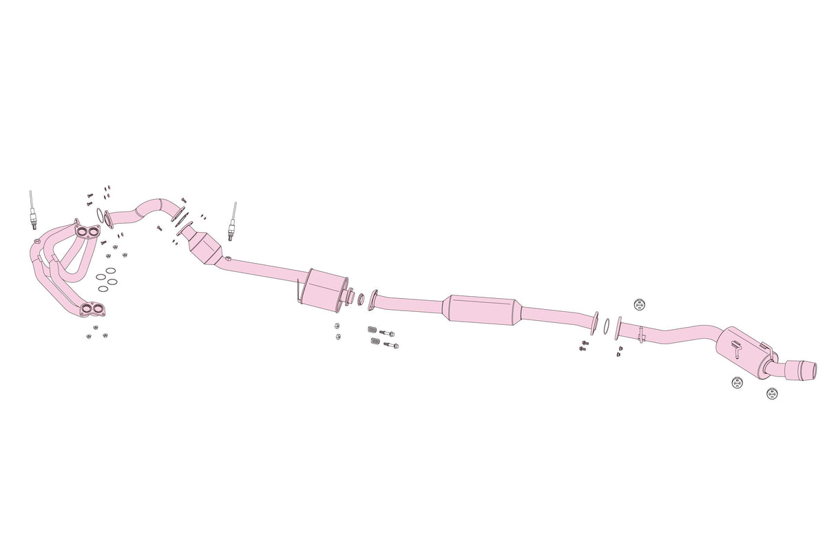 Fujitsubo EPU Sports Cat Exhaust System - GT86 / BRZ FA20 (2012-2019)