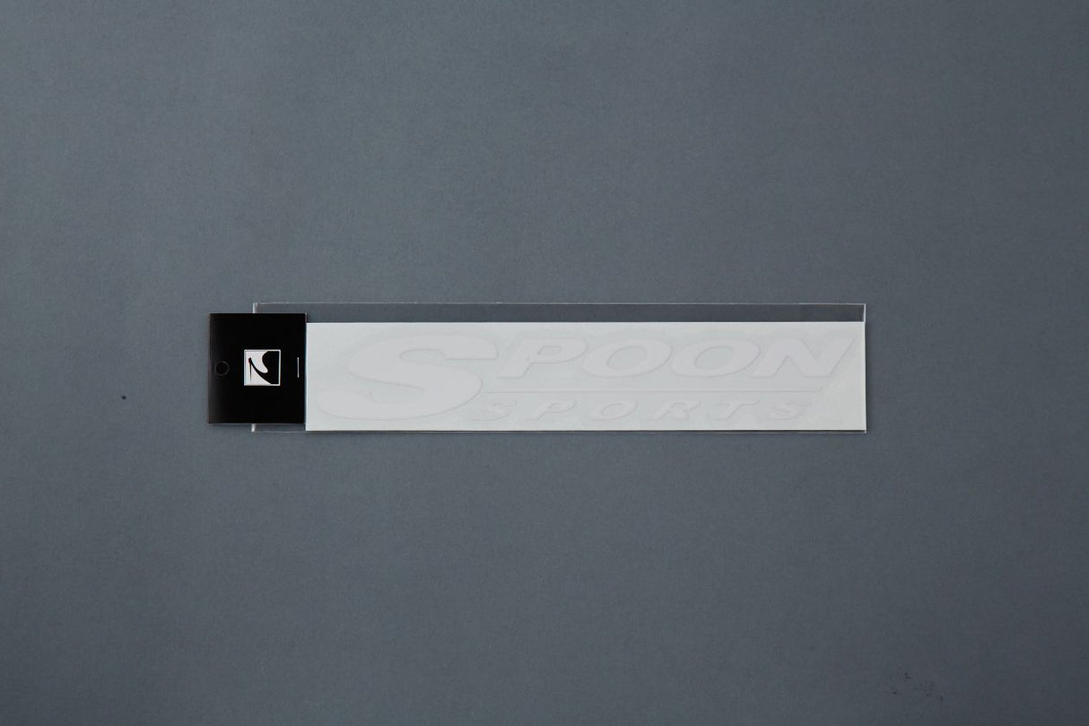 Spoon Sports Spoon Sports Logo Sticker White