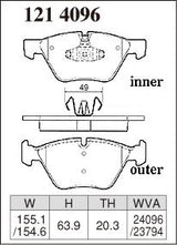 Dixcel Z Type Brake Pads - Front - BMW E87 130i