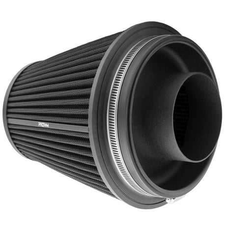 Ramair Ramair Pleated 90mm (3.5inch) ID Neck Large Cone Air Filter with Velocity Stack and Coupling
