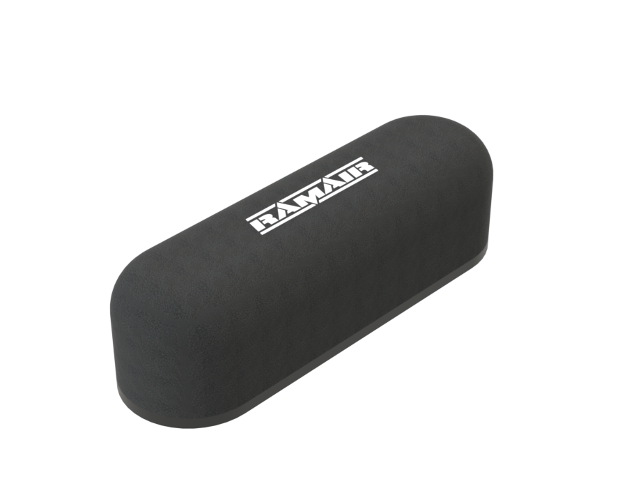 Ramair Twin Domed Carb Air Filter & Baseplate to fit Caterham Vauxhall 2.0 16v Weber DCOE - 90mm Internal Height