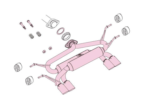 Escape A-RM de Fujitsubo y difusor KenStyle - MX5 Mk4 (ND)