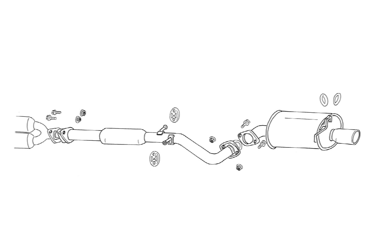 Fujitsubo Legalis R Exhaust - Toyota Verossa 2.5 NA JZX110